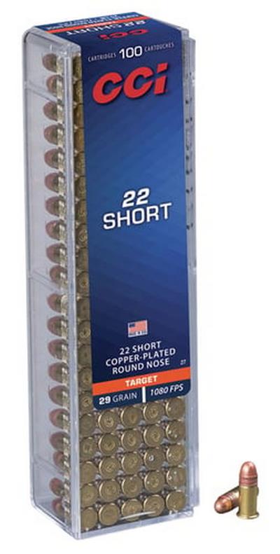 CCI 22 SHORT AMMO 100/5000 | 076683000279