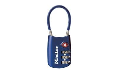 MASTERLOCK TSA PADLOCK COMBO BLUE | 071649152719