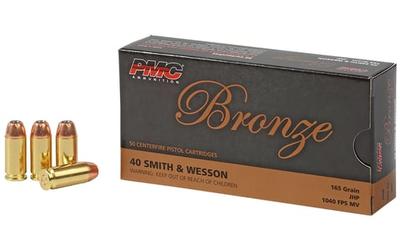 PMC BRNZ 40SW 165GR JHP 50/1000 | 741569050463