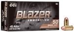 CCI BLAZER BRASS 45 ACP 230GR FMJ 50RD 20BX/CS  | .45 ACP | 076683052308
