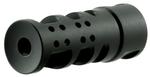 Spikes Tactical SBV1065 R2 Muzzle Brake Black Nitride 416R Stainless Steel with 1/2 Inch-28 tpi Threads for 5.56x45mm NATO  | 5.56x45mm NATO | 815648022174