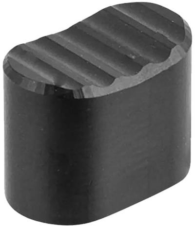 Battle Arms Development BADEMRB Enhanced Magazine Release  VShaped Black Anodized 7075T6 Aluminum for AR15, AR10 | 810033780431