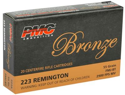 PMC BRNZ 223REM 55GR FMJ 20/1000 | 741569060080