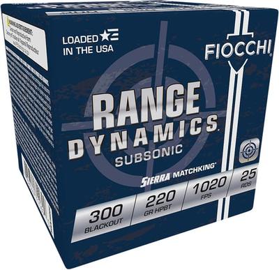 FIOCCHI RNG DYNA 300BLK 220GR 25/500 | 762344711690