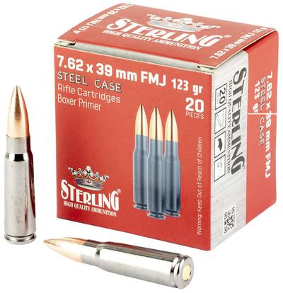 STERLING SC 762X39 123GR FMJ 20/1000 | 8698779971205