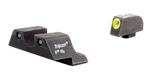 TRIJICON NIGHT SIGHT SET HD YELLOW OUTLINE FOR GLOCK 17 | 719307209640