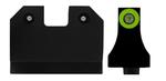 XS Sights GLR021P6G R3D  Night Sights fits Glock  Black  Green Tritium Green Outline Front Sight Green Tritium  Rear Sight | 647533046770