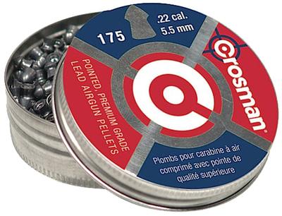 CROSMAN .22 POINTED PELLETS 175/TIN | 028478002210