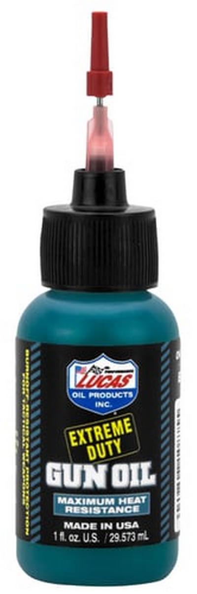 Lucas Oil 10875 Extreme Duty Gun Oil Against Heat, Friction, Wear 1 oz Squeeze Bottle | 049807108755