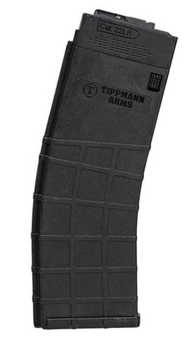 Tippmann Arms Company Rifle Magazine, 22 LR, 25 Rounds, Black, Fits Tippmann Arm | 857253008037