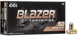 CCI BLAZER BRASS 380 ACP 95GR FMJ 50RD 20BX/CS  | .380 ACP | 076683052025