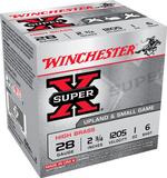 WINCHESTER SUPER-X 28GA 2.75 Inch 1OZ 6 1205FPS 25RD 10BX/CS  | 28GA | 020892002517