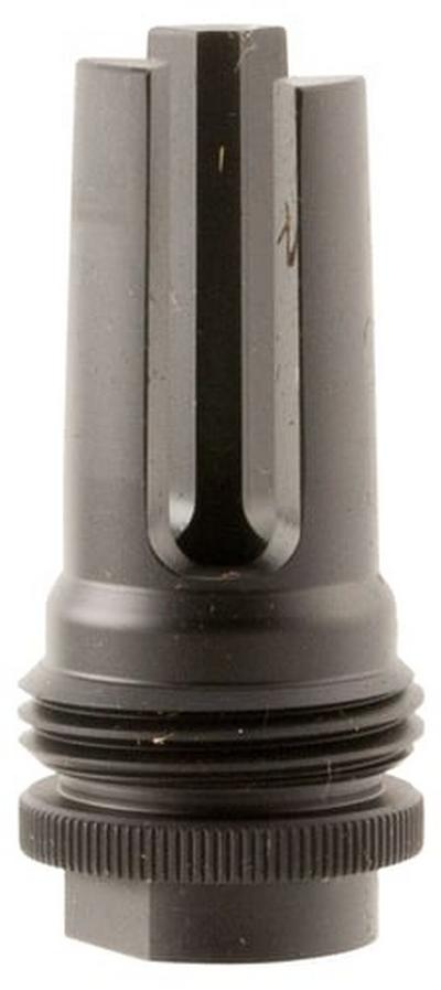 SilencerCo AC1570 ASR Flash Hider Black Steel with 1/2 Inch28 tpi Threads for 9mm | 9x19mm NATO | 816413020340