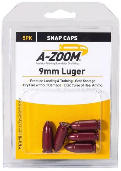 AZOOM 15116      SNAP CAPS 9MM LUG             5PK | 666692151163