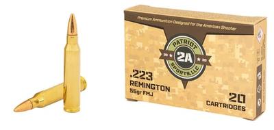 223Rem 55gr Full Metal Jacket 20 Per Box | 850053775086