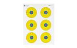 High Visibility Fluorescent Yellow, 6 Bulls-Eye Target, Blue/Red/Yellow, 17.5 | 816506023760