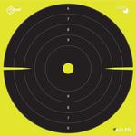 Allen Company EZ AIM Adhesive, Bullseye, 12.5, 30 Pack, Black/Chartreuse 15214- | 026509062134