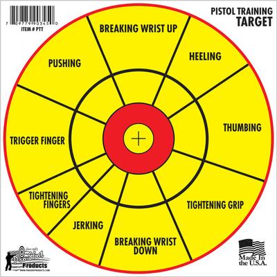 PROSHOT 12 BULLSEYE PISTOL TRNG 6PK | 709779903481
