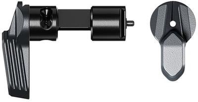 Talon 45/90 Ambi Safety, Radian Gray, Fits MilSpec AR15/AR10 Platform  Sig M | 817093025502