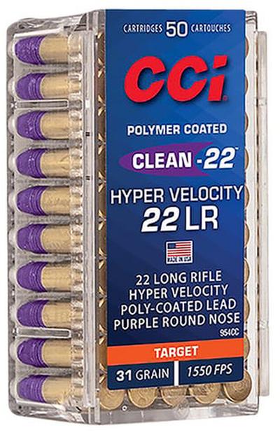 CCI 954CC 22LR       HYPVEL CLN 31 LN PRPL  50/100 | 604544688870