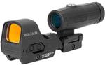 Holosun HE510C-GR/HM3X   Black 1x/3x 0.91x1.26 Inch 2 MOA/65 MOA 2 MOA Green Dot/65 MOA Green Circle Reticle | 810047073536