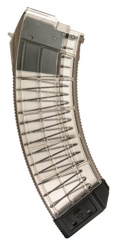 US Palm MA1120A Standard  30rd 7.62x39mm Fits AK47 Clear w/ Black Floor Plate | 7.62x39mm | 787450631052