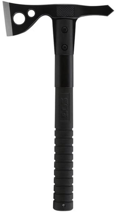 FastHawk 2 Inch Blade 420HC SS Blade Black Side Hammer Checkering w/ InchSOG Inch GRN Handle | 729857995122