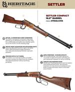 Settler Compact 22 LR 131 16.50 Inch Black Oxide Alloy Steel Barrel, Color Case Har  | .22 LR | 727962709108