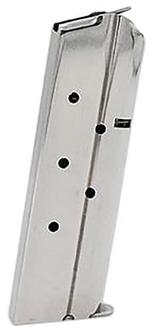 Magazine, 10MM, 8 Rounds, Fits 1911, Stainless Steel, Silver | 669278107066