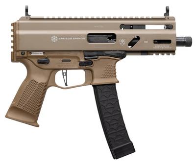 SP9A3S Stribog 9mm Luger 301 5.50 Inch Black Threaded Barrel, MLOK Handguard, Flat | 197892004787