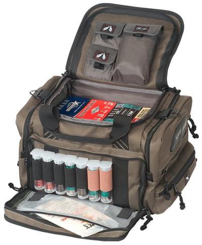 Sporting Clays OD Green Nylon with Lockable Zippers, Storage Pockets, PullOut R | 856056002129
