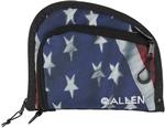 Allen 7719 Victory Auto Fit Handgun Case USA Flag Endura w/Black Trim, 1-Pocket, Knit Lining, Foam Padding  Lockable Zippers 9 Inch x 7 Inch Interior Dimensions | 026509077190
