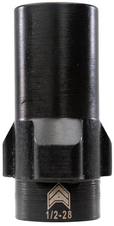 3Lug Muzzle Adapter, 9MM, 1/2x28, Nitride Finish, Black | 850035894460