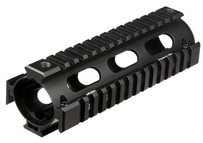 UTG, Model 4/15 Quad Rail, Fits AR Rifles, Carbine Length, Black | 4712274525061