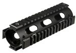 UTG, Model 4/15 Quad Rail, Fits AR Rifles, Carbine Length, Black | 4712274525061