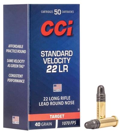 CCI 22LR STANDARD VEL INTL 50/5000 | 076683000354