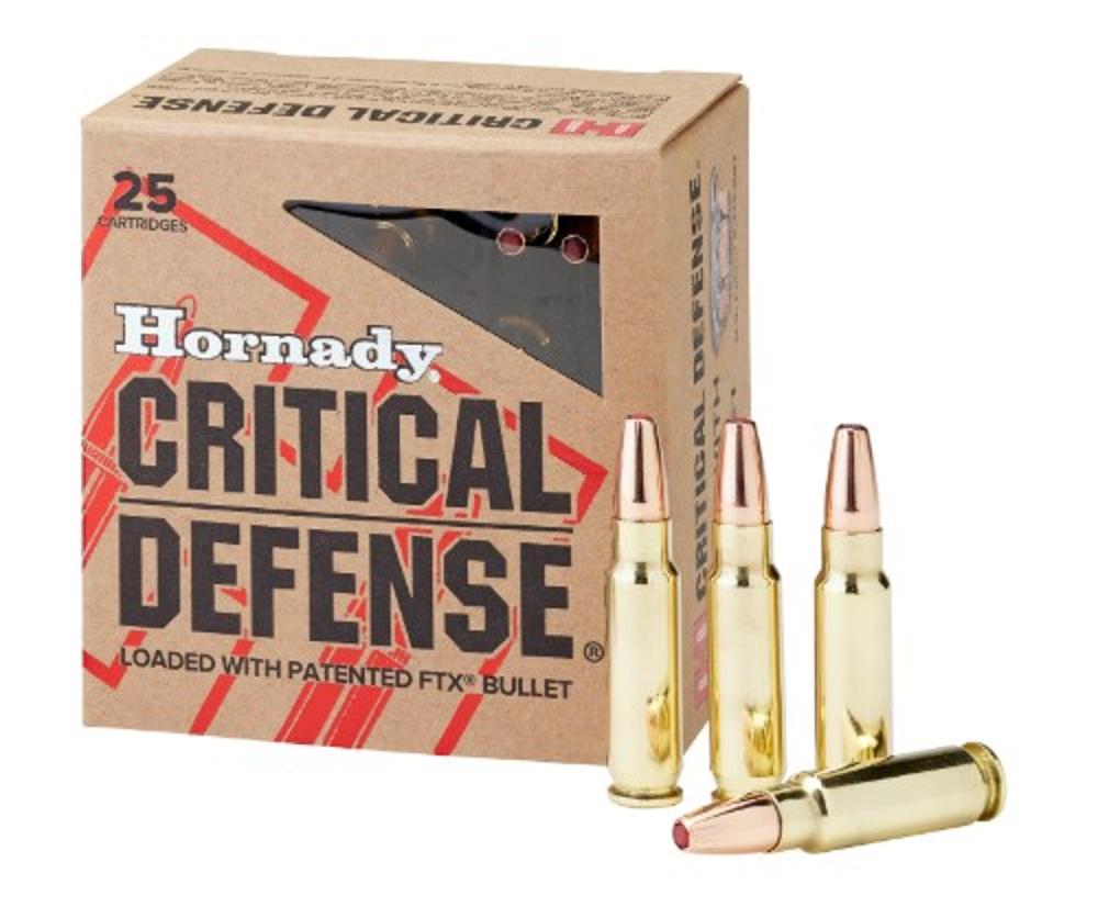 Hornady 90000 Critical Defense 5.7x28mm 40gr Flex Tip eXpanding 25 Per Box/10 Ca | 090255900002